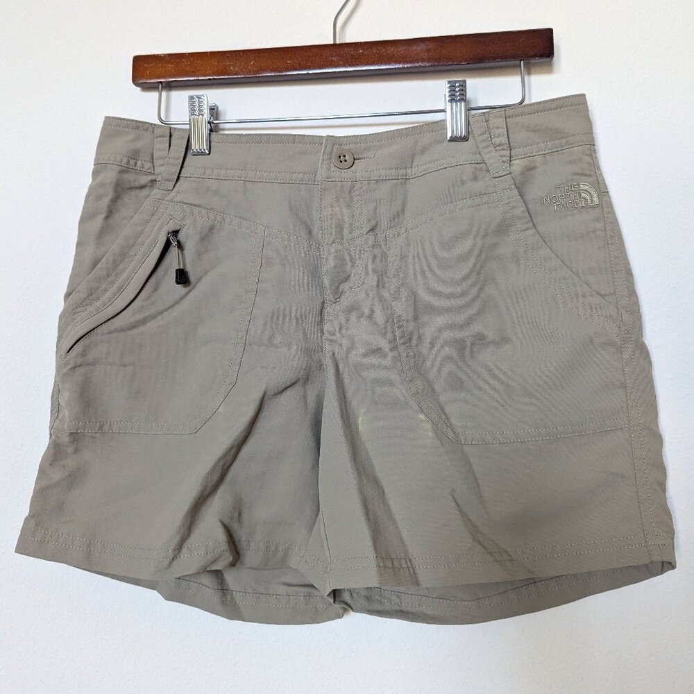 North Face Tan Hiking Women's Shorts, Size 4